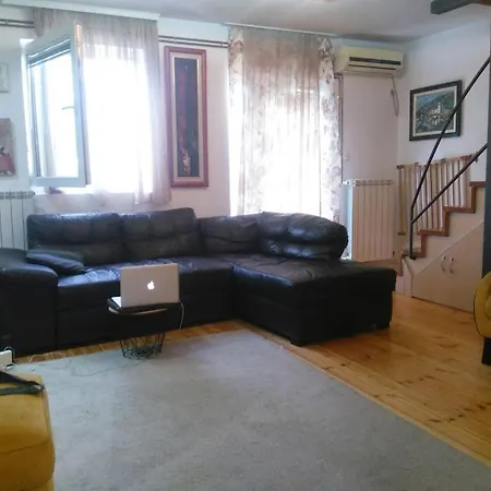 House With A Garden In Center